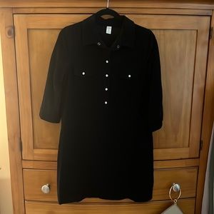 Old Navy little, black corduroy dress! Size M.